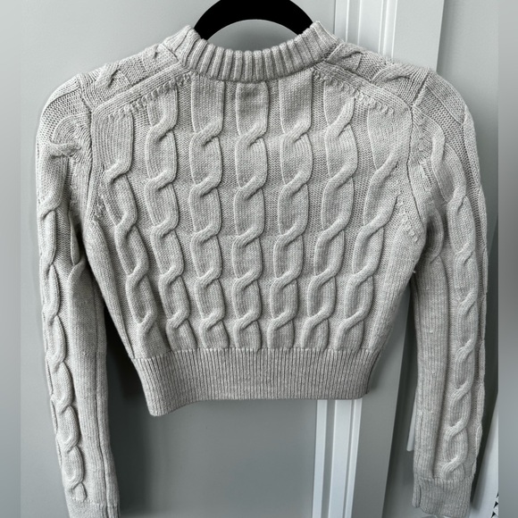 Babaton XXS Cream Cropped Sweater - Picture 2 of 2